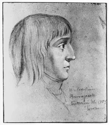 Napoleón Bonaparte, a los 16 años, 1785